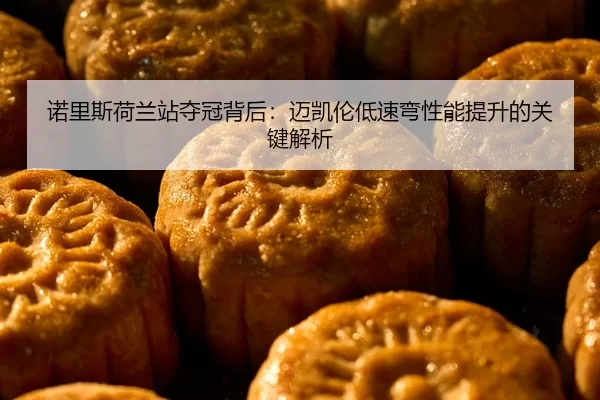 诺里斯荷兰站夺冠背后：迈凯伦低速弯性能提升的关键解析